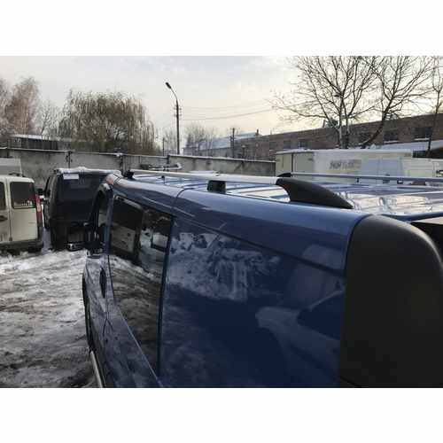 Рейлінги Хром Довга, пластикові ніжки для Renault Trafic 2001-2015 рр.