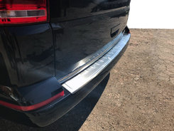 Накладка на задній бампер Omsa Мат (нерж) для Volkswagen T6 2015↗, 2019↗ мм.