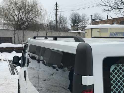 Рейлінги Чорні Довга, пластикові ніжки для Opel Vivaro 2001-2015 рр.