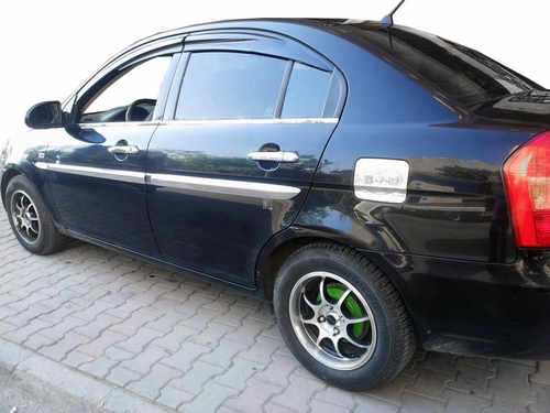 Хром накладки для Hyundai Accent 2006-2010 накладки на ручки нерж Carmos (Туреччина)