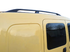 Рейлінги Чорні Стандартна база, Чавунні ніжки для Renault Kangoo 1998-2008 років.