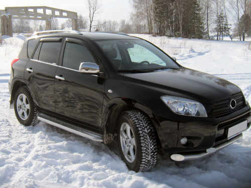 Хром накладки на дзеркала (нерж.) для Toyota Rav 4 2006-2012