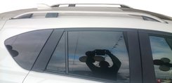 Рейлінги на дах Erkul Skyport (Crown) сірий мат (2 шт) для Mazda CX-5 2012-2017 рр.