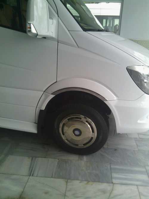 Хром накладки на арки (нерж) для Mercedes Sprinter 2007-/VW Crafter 2006-