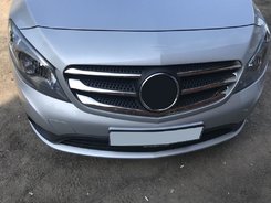 Накладки на решітку (5 шт, нерж) Carmos - Турецька сталь для Mercedes Citan 2013↗ мм.