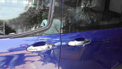 Хром накладки для Ford Fiesta (09+) накладки на ручки нерж Carmos (Туреччина)
