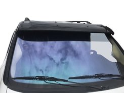 Козирьок на лобове скло (чорний глянець, 5мм) для Mercedes Vito W638 1996-2003 років.