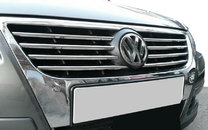 Хром накладки для VW Passat B6 передня решітка нерж Carmos (Туреччина)
