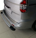 Накладка на задній бампер OmsaLine (матова, нерж) для Ford Courier 2014↗ мм.