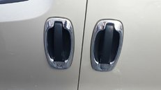 Хром окантовка дверних ручок Carmos для Fiat Fiorino/Qubo 2008-
