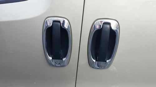 Хром окантовка дверних ручок Carmos для Fiat Fiorino/Qubo 2008-