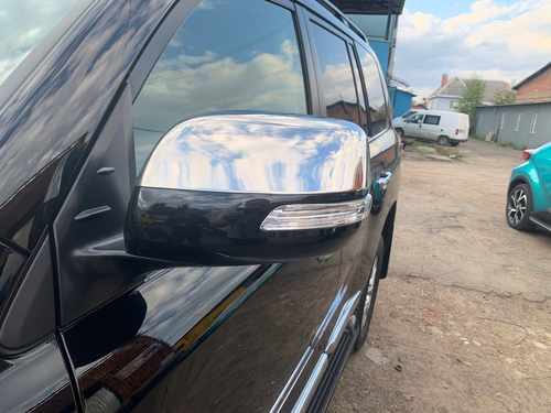 Хром накладки на дзеркала (нерж) для Toyota Prado 150 2009+