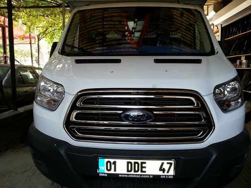 Хром накладки для Ford Transit 14+ обведення решітка нерж Carmos (Туреччина)