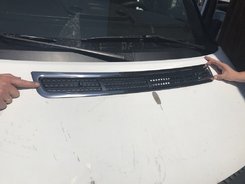 Хром накладка на капот (нерж) для Ford Transit 2000-2014 рр.