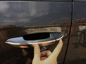 Накладки на ручки вузькі (4 шт, нерж.) OmsaLine - Італійська нержавійка для Volkswagen Touareg 2010-2018 рр.