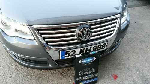 Хром накладки для VW Passat B6 передня решітка нерж Carmos (Туреччина)