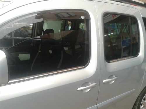 Хром нижні молдинги стекол (4 шт) для Renault Kangoo 2008+