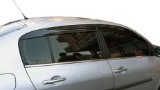 Ветровики (4 шт, Perflex Sport) для Renault Megane Седан II 2004-2009 гг.