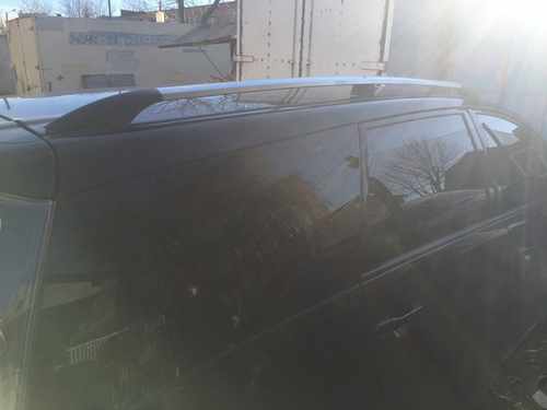 Рейлінги Хром (2 шт, алюм) для Mitsubishi Grandis 2003-2011 рр.