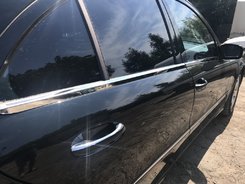 Зовнішня окантовка стекол (нерж) SD, OmsaLine - Італійська нержавіюча сталь (4 шт) для Mercedes E-сlass W211 2002-2009 рр.