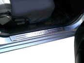 Хром накладки на дверні пороги Omsa Line для Mitsubishi Lancer 2004-2008