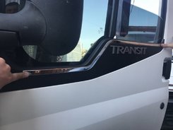 Окантовка стекол (2 шт, нерж.) для Ford Transit 2000-2014 рр.