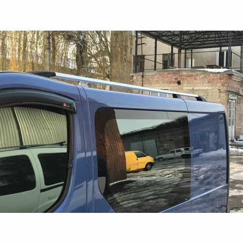 Рейлінги Хром Довга, пластикові ніжки для Renault Trafic 2001-2015 рр.