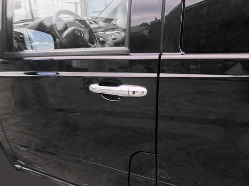 Хром накладки на ручки (4 шт) Carmos для Mercedes Vito 639 