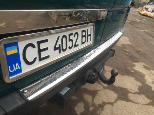 Хром накладка над номером Omsa для Mercedes Sprinter 2007-/VW Crafter 2006-