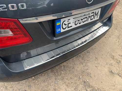 Накладка на задній бампер (нерж) для Mercedes E-klass W212 (SW) універсал