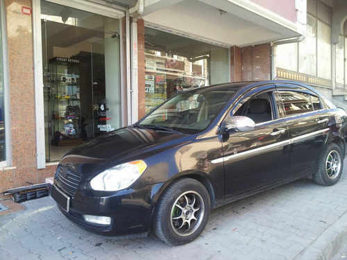 Хром накладки для Hyundai Accent 2006-2010 накладки на ручки нерж Carmos (Туреччина)