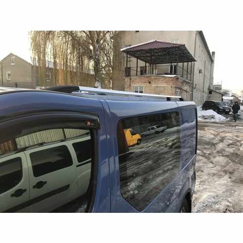 Рейлінги Хром Довга, пластикові ніжки для Renault Trafic 2001-2015 рр.
