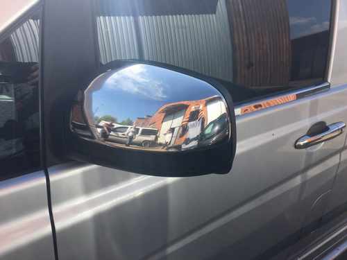 Хром накладки на дзеркала (нерж) OmsaLine для Mercedes Vito 639 2010-2015
