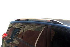Рейлінги Хром Турецькі Довга база, Пластикові ніжки для Toyota Rav 4 2006-2013 років.