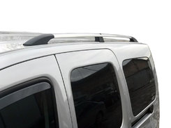 Рейлінги хром Максі база, Пластикові ніжки для Renault Kangoo 2008-2019 рр.