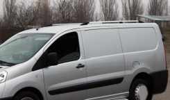 Рейлінги Хром Коротка база, Пластикові ніжки для Fiat Scudo 2007-2015 рр.