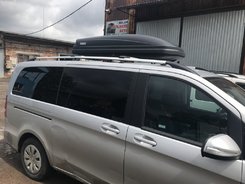 Рейлінги Хром CAN (Оригінальний дизайн) Коротка база (SHORT) для Mercedes Vito W639 2004-2015рр.