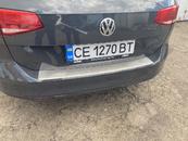 Накладка на задній бампер OmsaLine (нерж) SW (універсал) для Volkswagen Passat B8 2015↗ мм.
