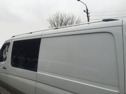Рейлінги DD (2 шт., алюм) 340 см, Хром для Citroen Jumper 1995-2006 рр.