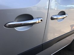 Хром накладки на ручки для Renault Kangoo 08+ Carmos (Туреччина)