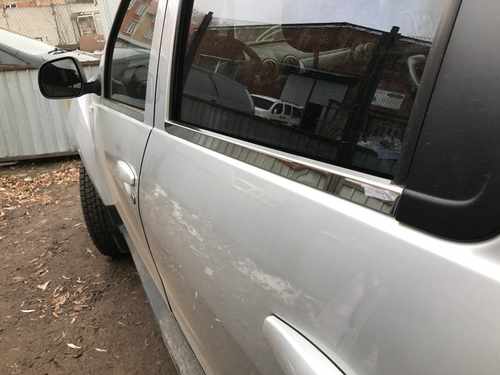 Хром нижні молдинги стекол (нерж.) 4 шт. Omsa для Renault Duster
