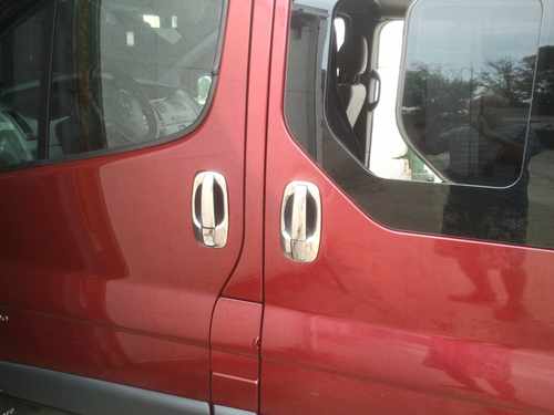 Обведення ручок (4 шт, нерж) для Renault Trafic 2001-2015 рр.