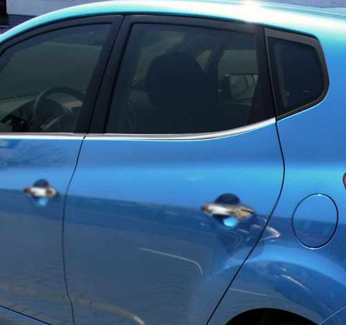 Окантовка вікон (4 шт., нерж.) для Kia Venga