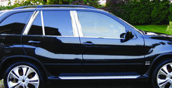 Хром накладки для BMW X5 (2007-2013) хром на стійки Carmos (Туреччина)