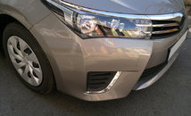 Накладки на противотуманки для Toyota Corolla 2013-2016 рр.