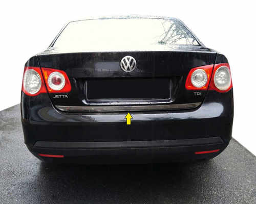 Хром накладки для VW Jetta 06-11 кромка багажника нерж Carmos (Туреччина)