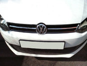 Накладки на решітку HB (2009-2013, 2 шт, нерж) для Volkswagen Polo 2010-2017 рр.