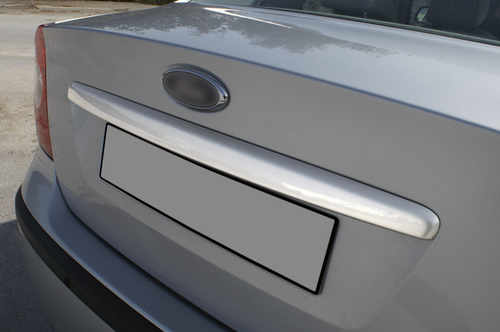 Хром накладка для Ford Focus 05-11 задня планка SEDAN нерж Carmos (Туреччина)