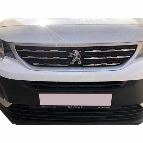 Планка над номером (нерж.) для Peugeot Partner/Rifter 2019-
