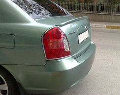 Спойлер Meliset (под покраску) для Hyundai Accent 2006-2010 гг.